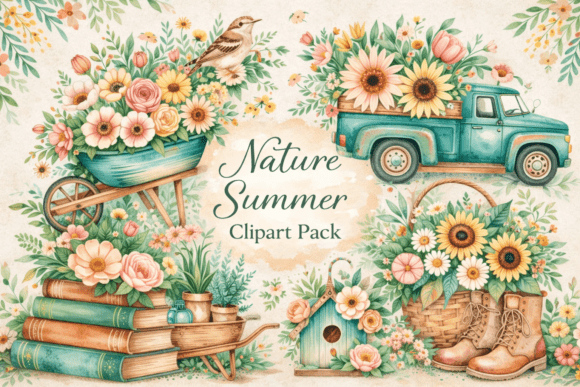 Download Nature Summer Clipart Pack. - Summer Collection