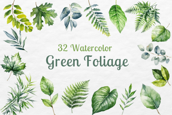 Download Foliage Clipart Watercolor - Watercolor Collection